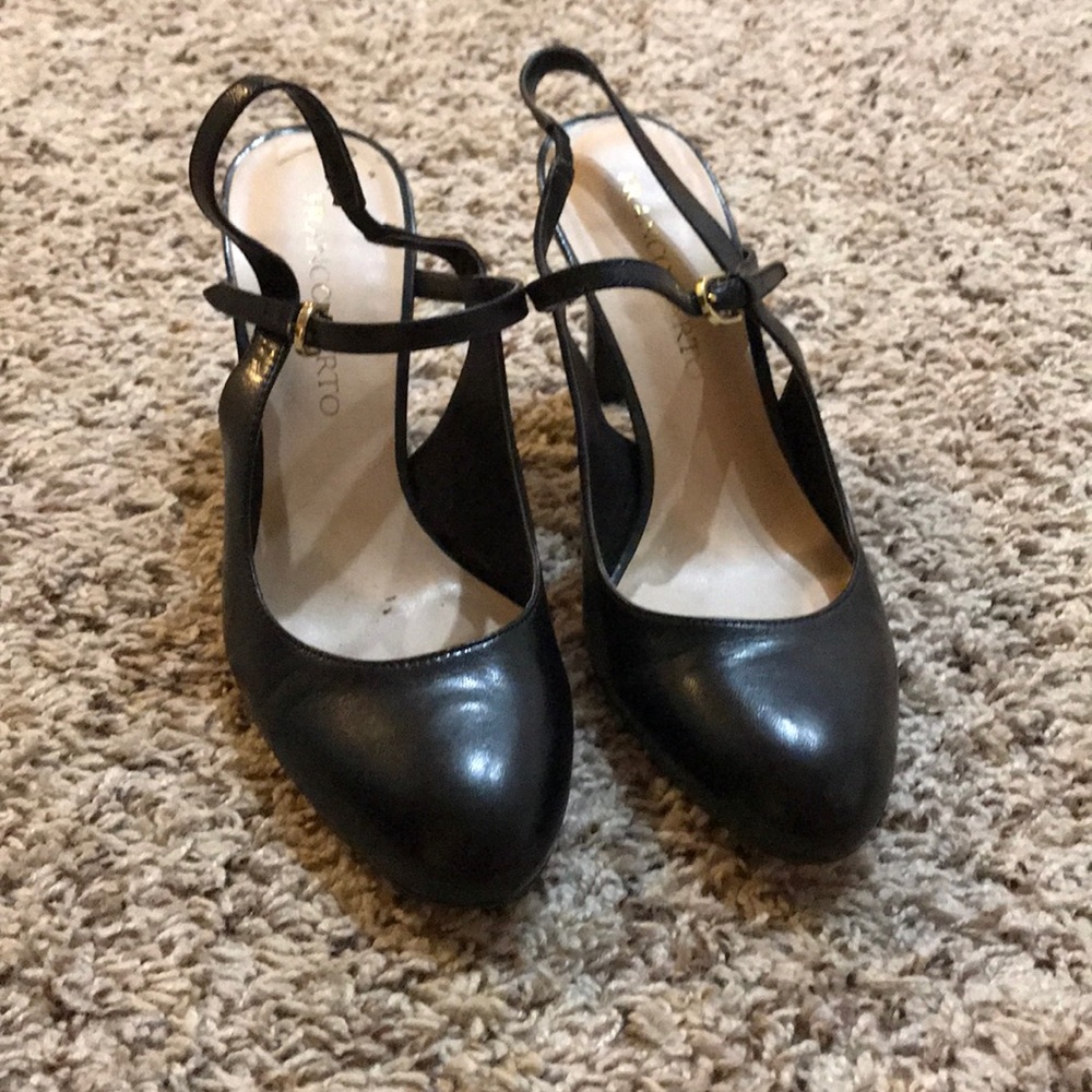 Franco Sarto Black Heels!